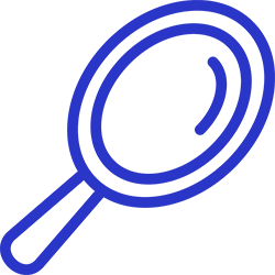 graphic of a magnifying glass